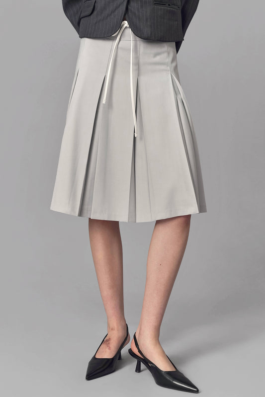 Camu Midi Skirt, Grey