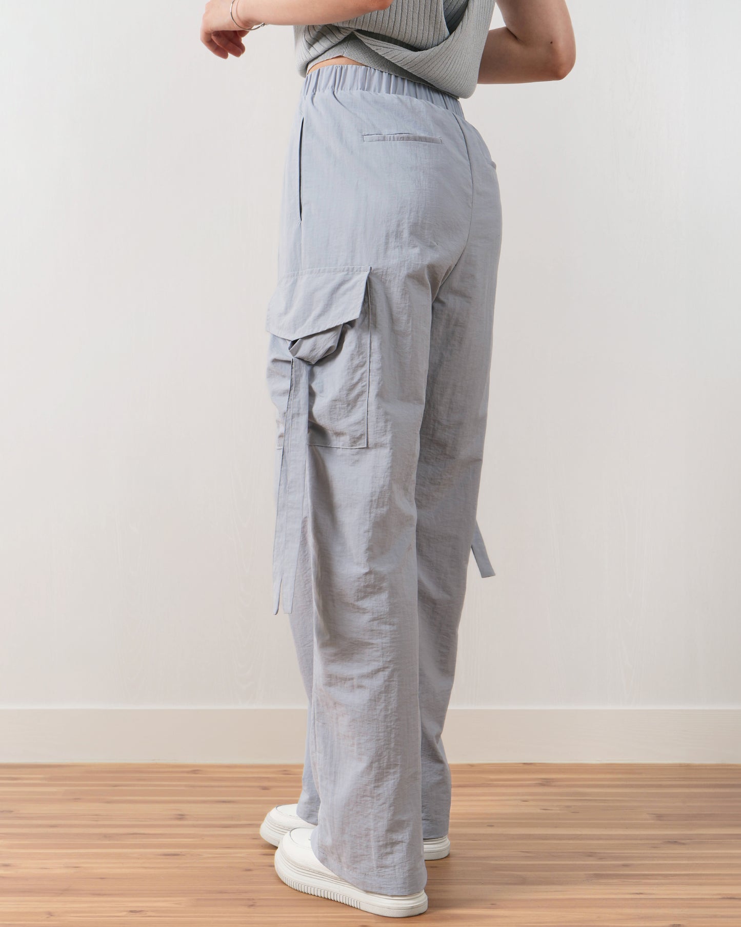 FM2050 Ansel Tie Cargo Pants – Trendy Cargo Pants with Tie Details