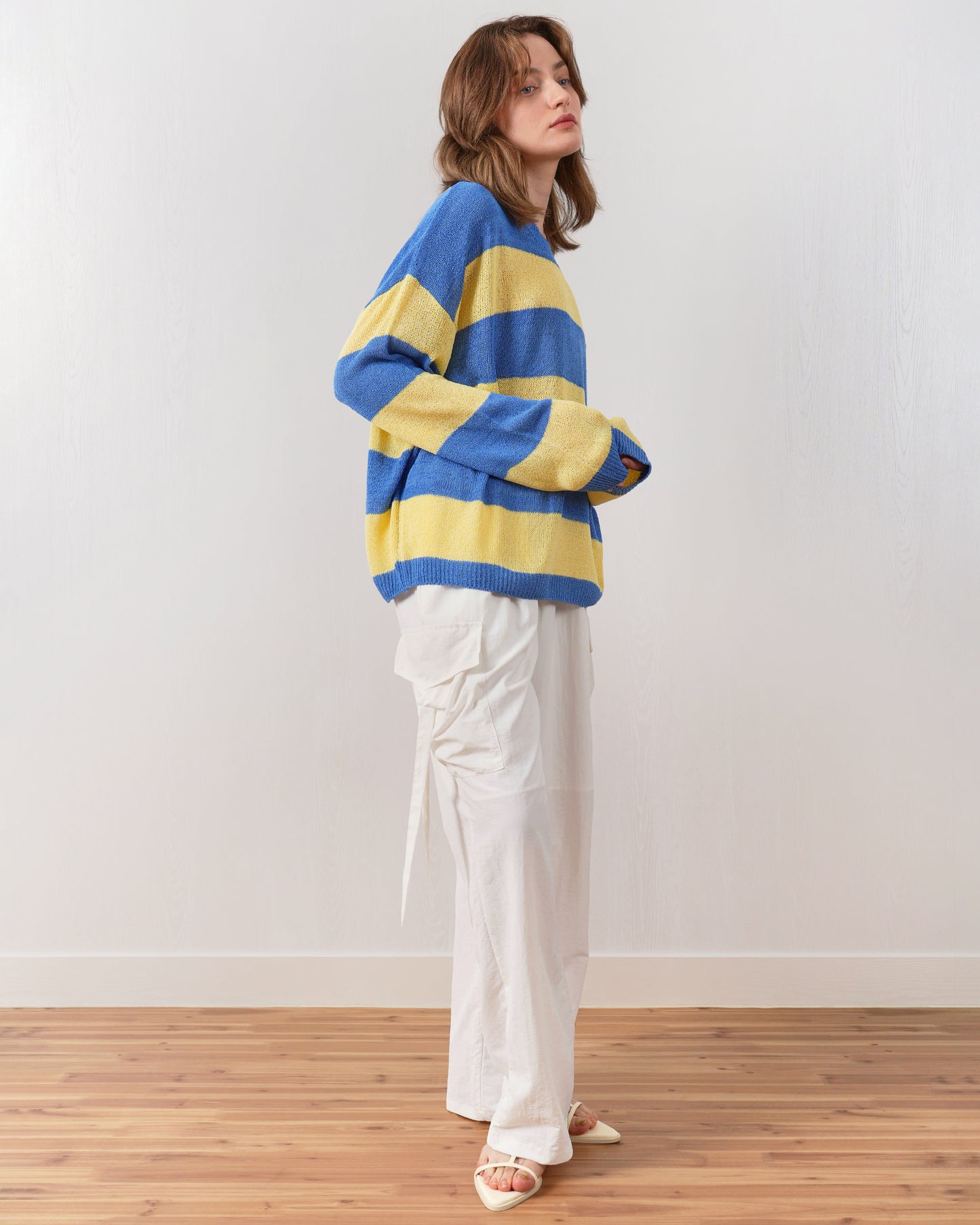 FM2050 Claudia Striped Long Sleeve – Stylish Striped Top with Long Sleeves