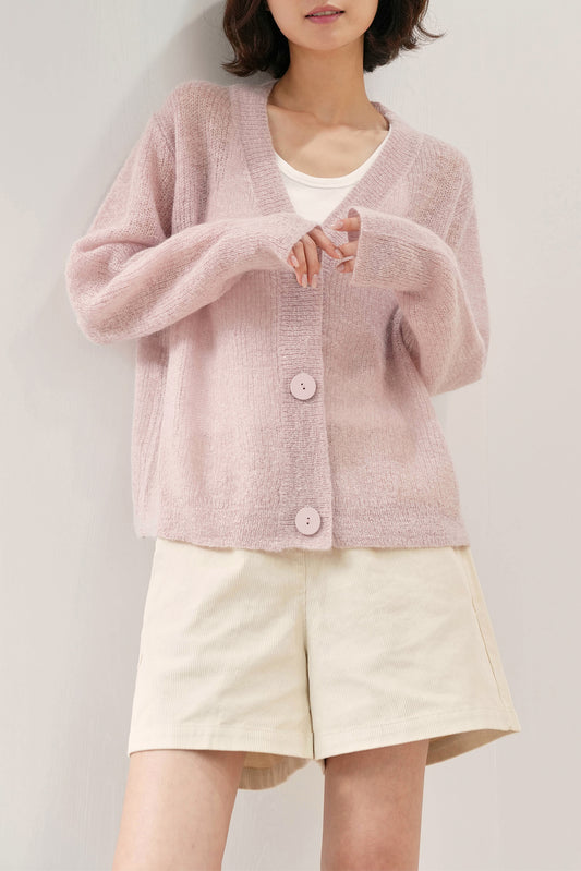 The Cozy Cardigan, Baby Pink