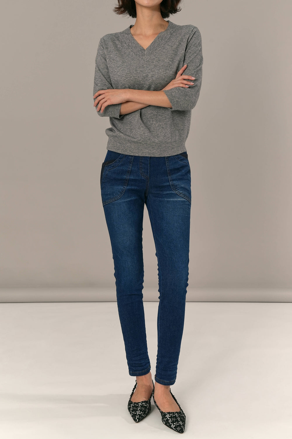 Althea Skinny Jeans, Deep Blue