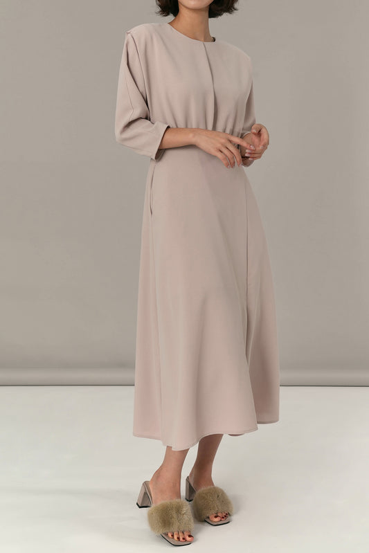 Roseann Maxi Dress, Pink Beige