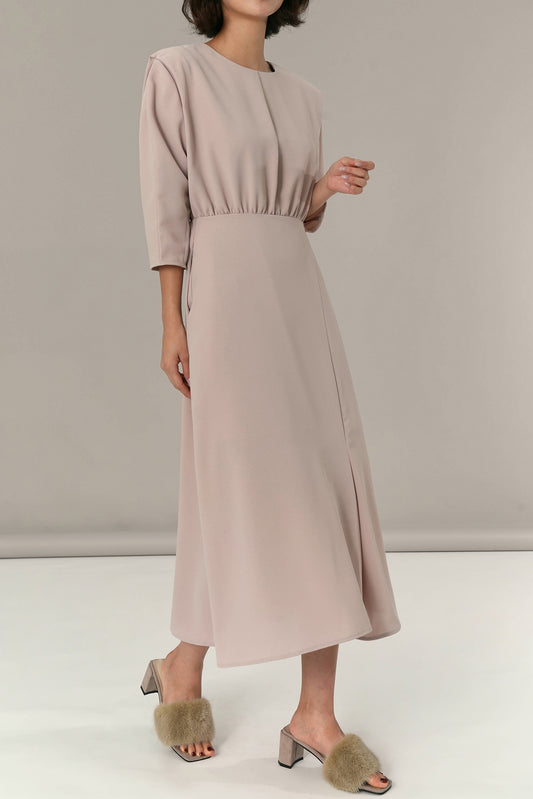 Roseann Maxi Dress, Pink Beige