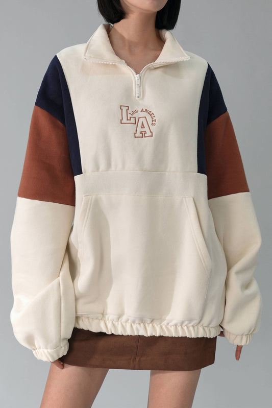 Los Angeles Cotton Sweater, Cream