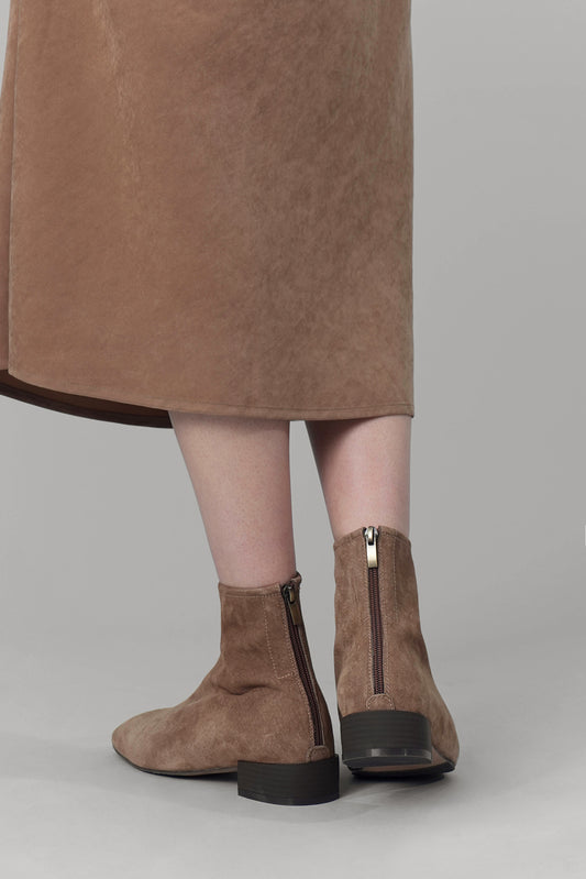 Amelia Suede Boots, Brown