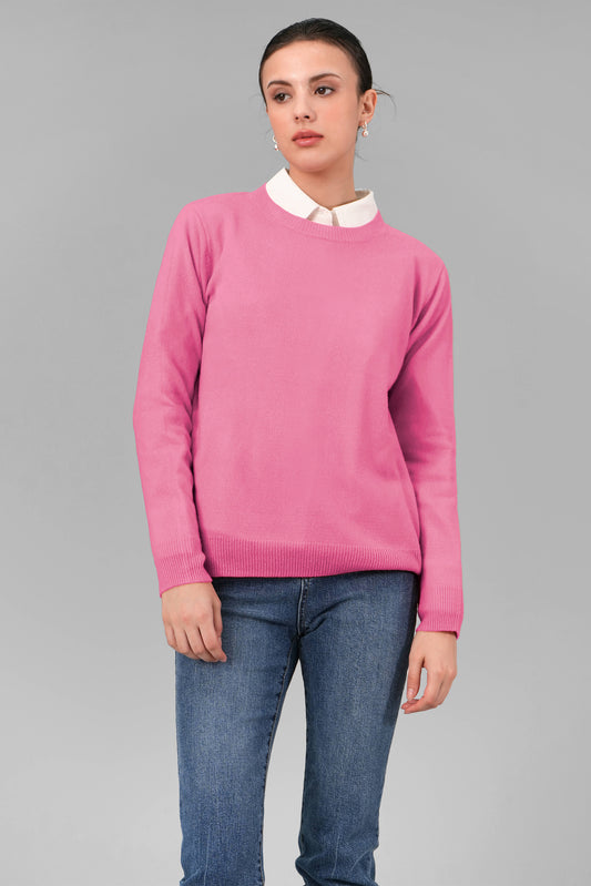 The Pure Wool Knit, Pink
