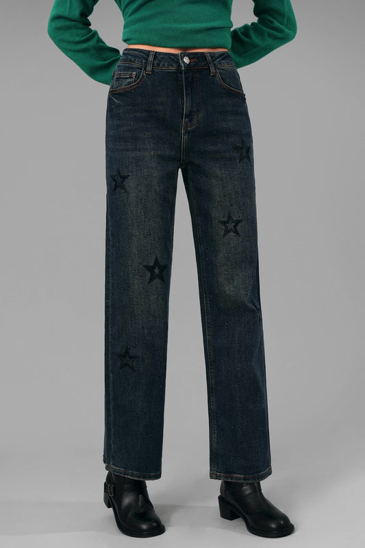 Star Denim Jeans, Dark Blue