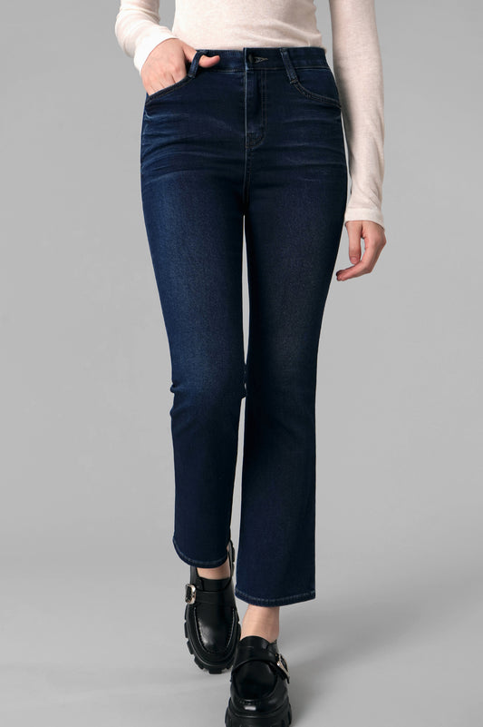 Lina Denim Jeans, Deep Blue