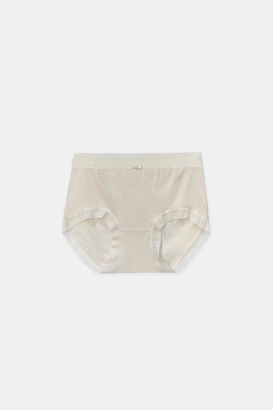 Lace Bow Underwear, Cream