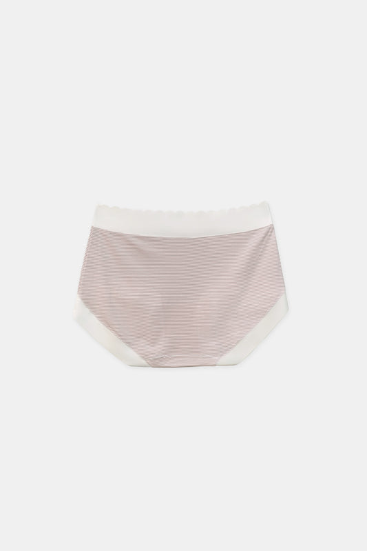 Striped Bow Underwear, Pink