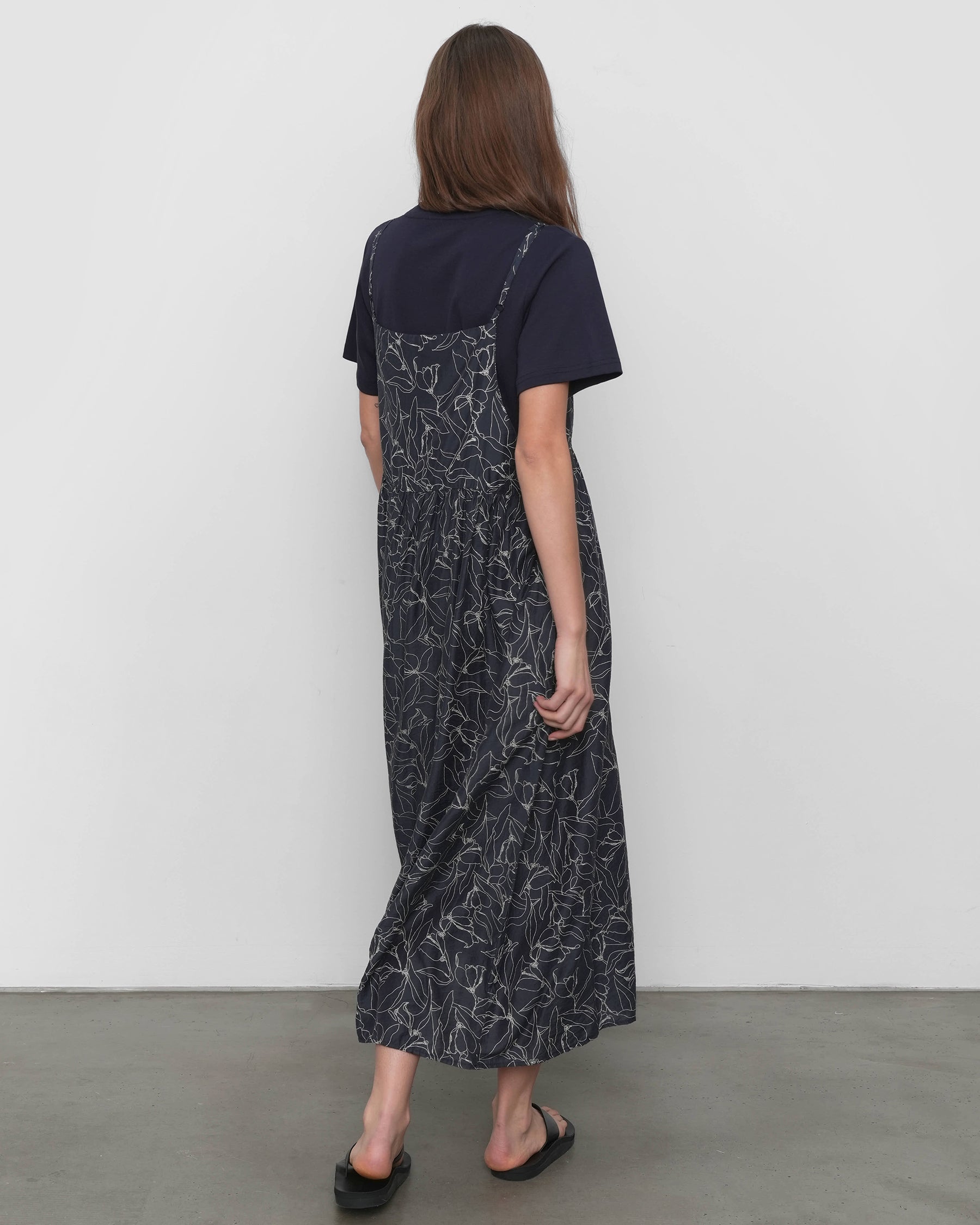 Dark Night Navy Bloom