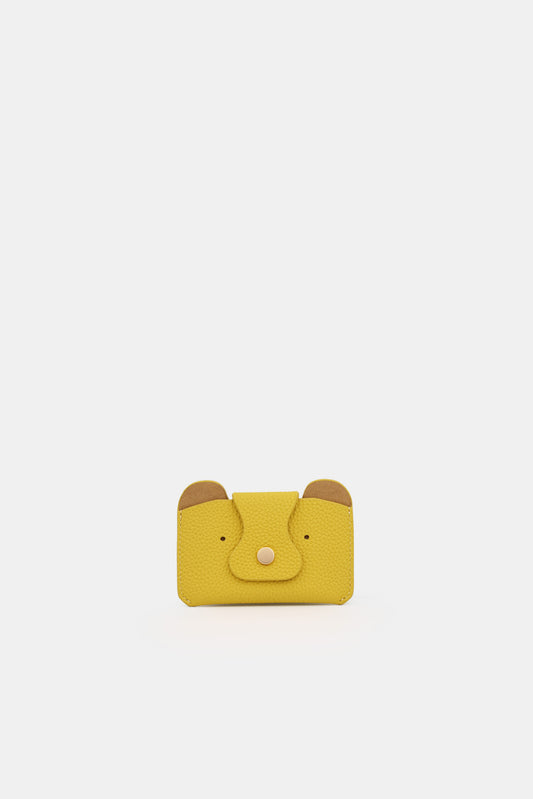 Teddy Bear Card Holder, Yellow