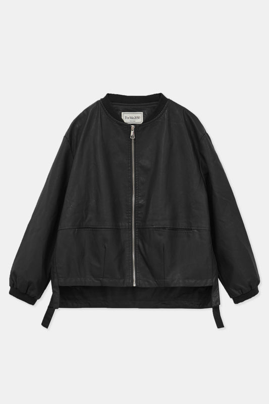 Melanie Leather Jacket, Black