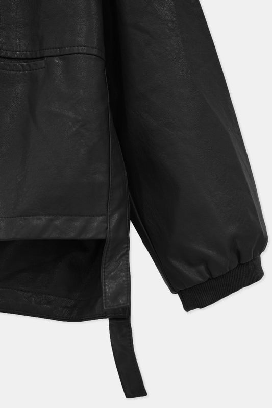 Melanie Leather Jacket, Black